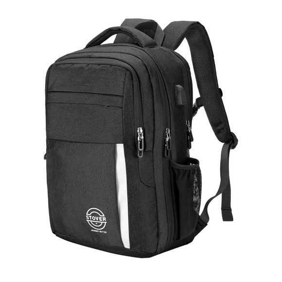 Stover Laptop Dark Grey Backpack - Picture 1 of 7